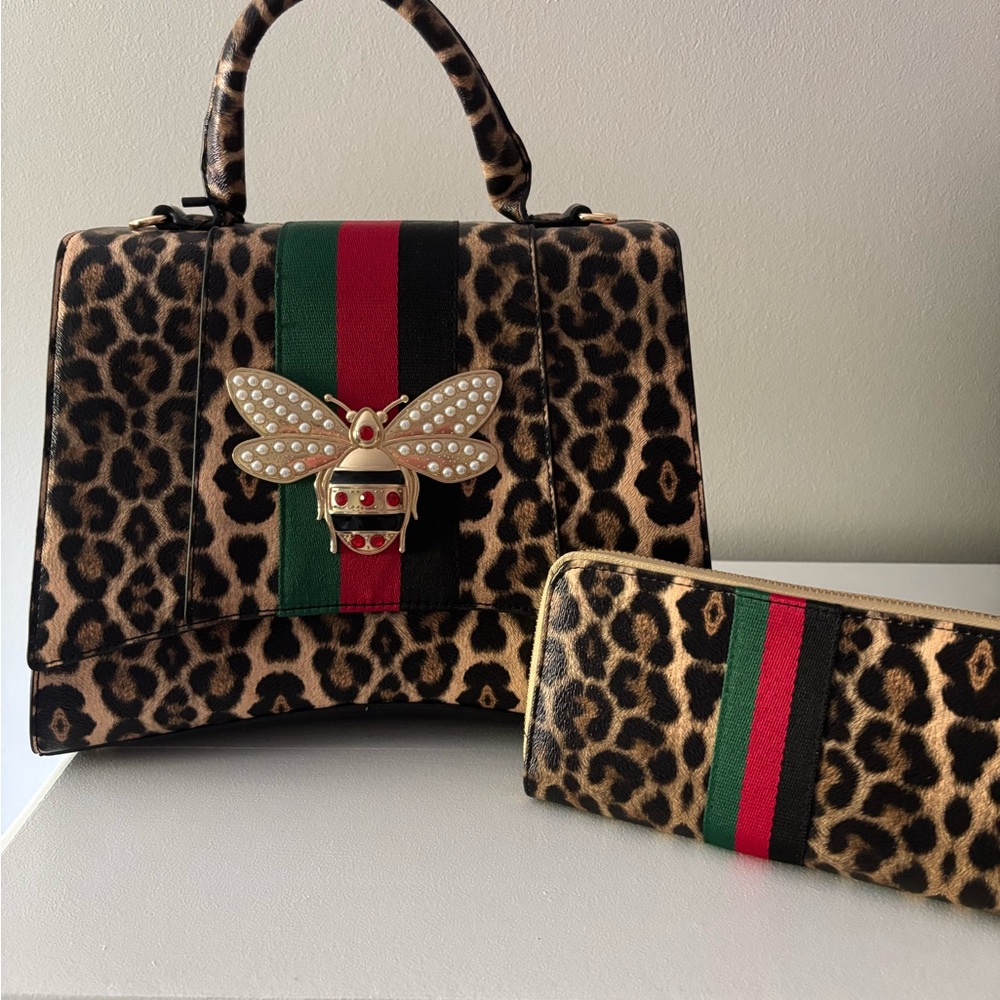 DESIGNER WOMEN SATCHEL TOP HANDLE CLUTCH SET